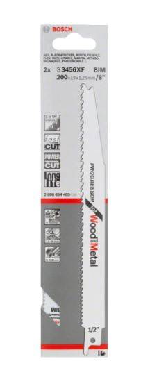 Bosch - Lames de scie sabre S 3456 XF Progressor for Wood and Metal pack de 25 - BOSCH - 2608657938 - Image 2