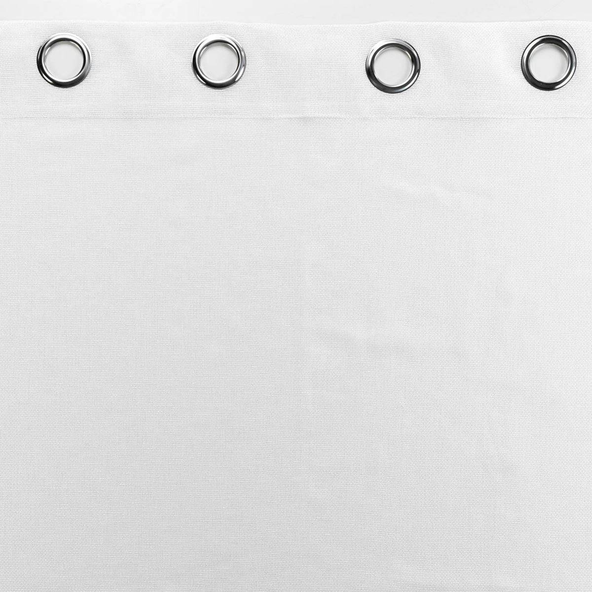 Rideau Voilage à Œillets "Malina" 140x240cm Blanc - Image 3