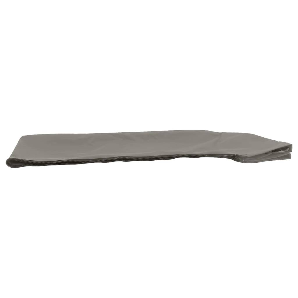 Store banne | Auvent bimini à 3 arceaux gris 183x160x137 cm Maison Chic - Image 8
