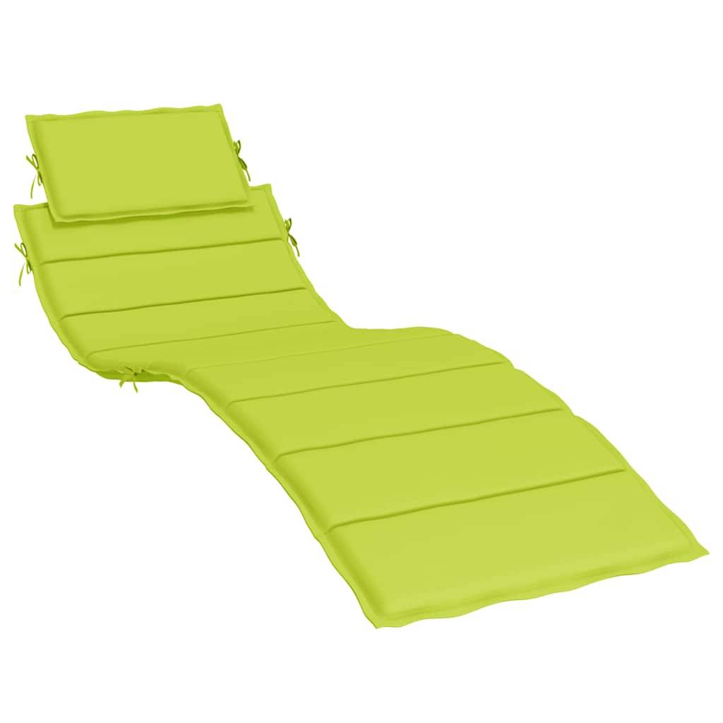 ComfortXL - Coussin Bain de Soleil Tissu Oxford Imperméable et Rembourré pour Transat Jardin Vert Vif 186x58cm – ComfortXL Outdoor Living - Image 2