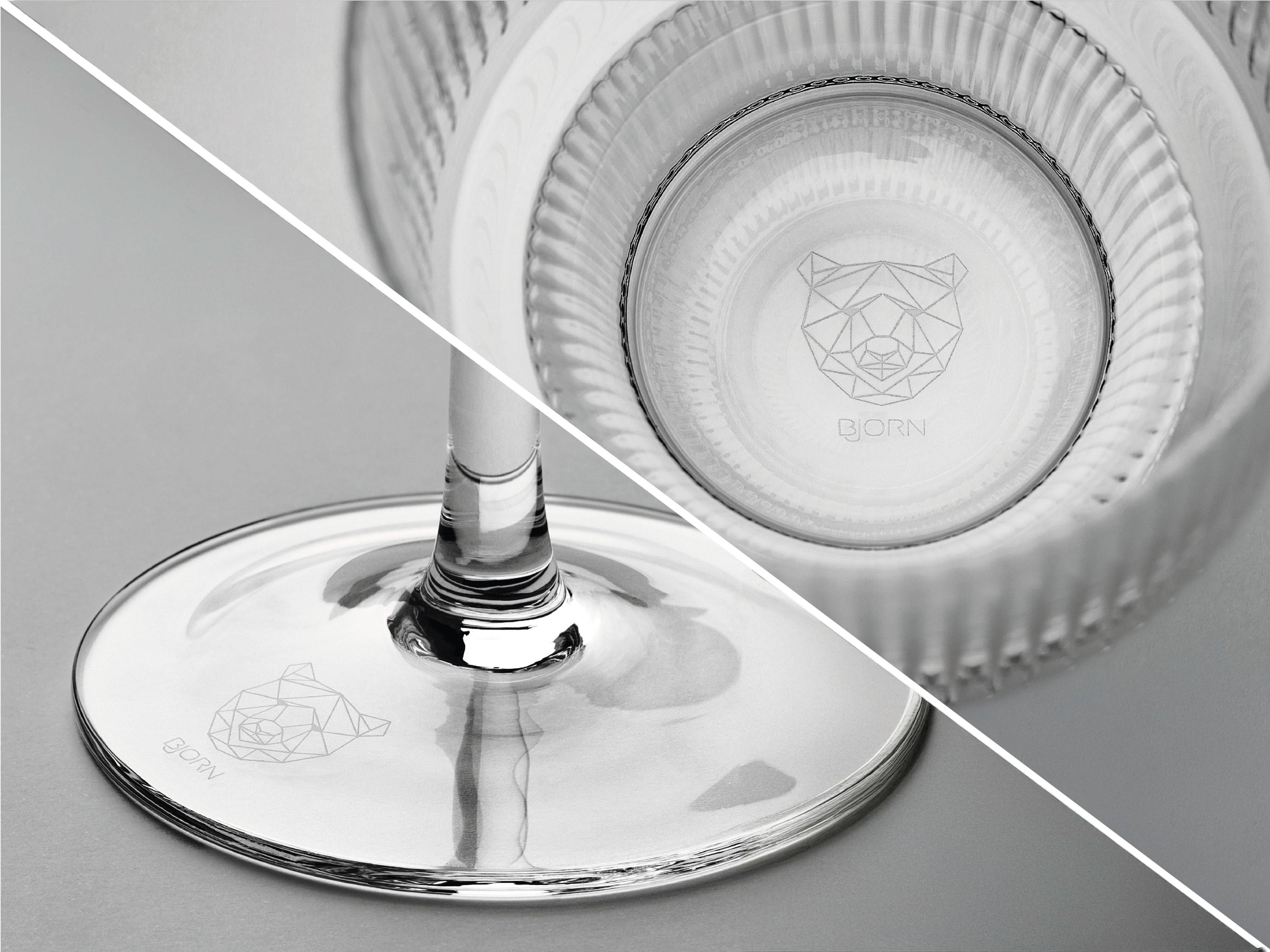 Lot de 24 Set Complet en Cristallin (cristal sans plomb) "LINJE", Bjorn - Image 7
