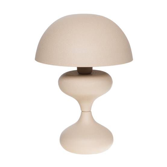 Lampe beige Mira 38 cm