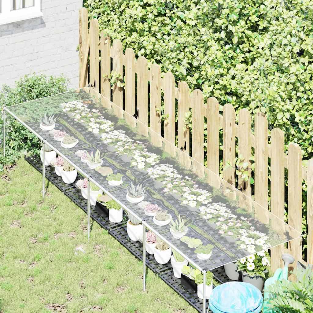 PANGIVO - Couverture végétale PVC transparent et blanc 400 x 100 x 0.029 cm - PANGIVO - Image 2