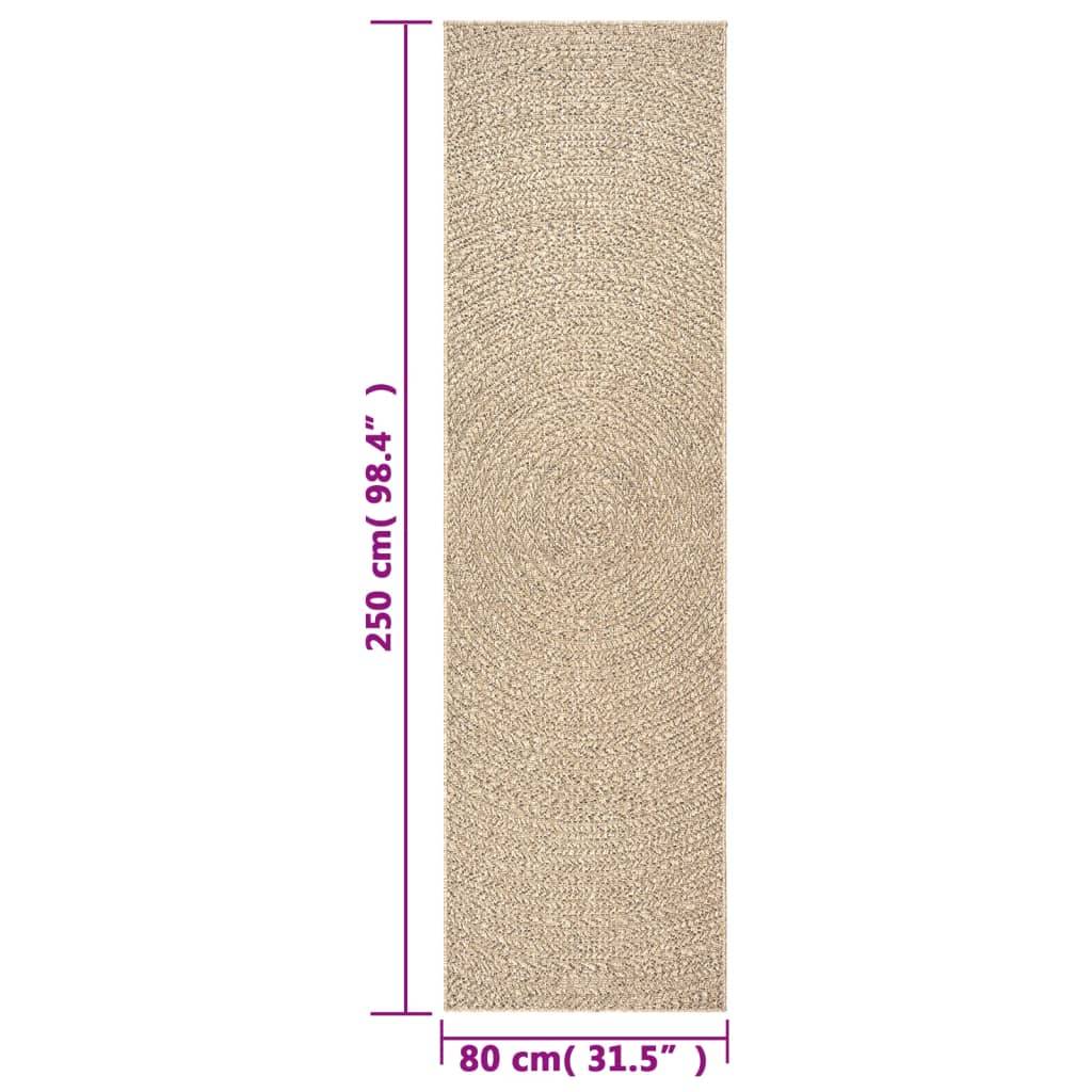 ComfortXL - Tapis de Jardin80x250 cm en Polypropylène Effet Jute pour Terrasse Marron – ComfortXL Outdoor Living - Image 8