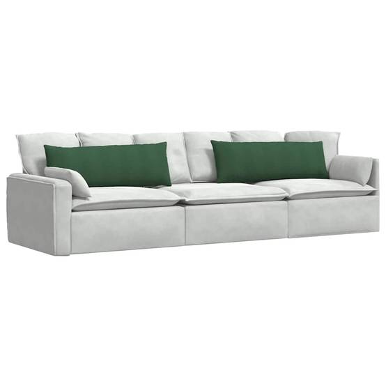 Coussin monobloc fibre de polyester vert 120 x 40 x 20 cm - Prolenta premium p339.6 - Image 3