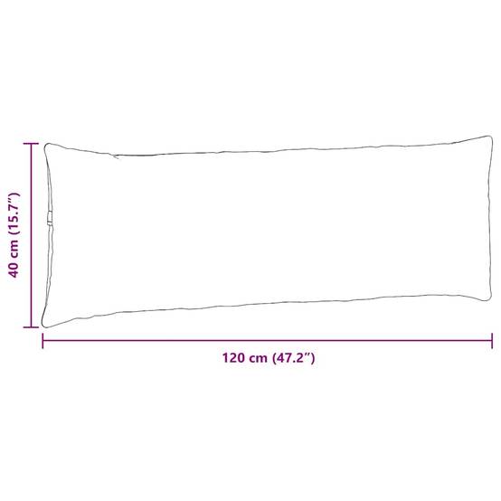 Coussin monobloc fibre de polyester vert 120 x 40 x 20 cm - Prolenta premium p339.6 - Image 9