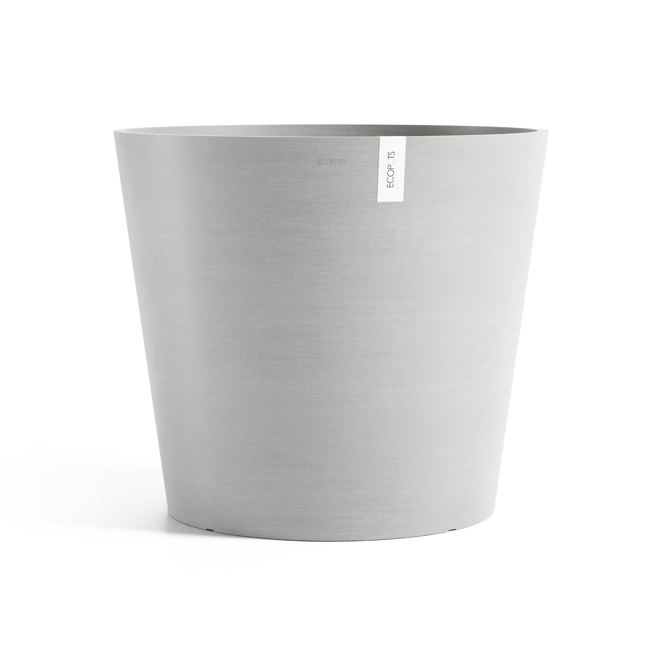 Ecopots - Pot Amsterdam 70 White Grey ECOPOTS - Imagen 1