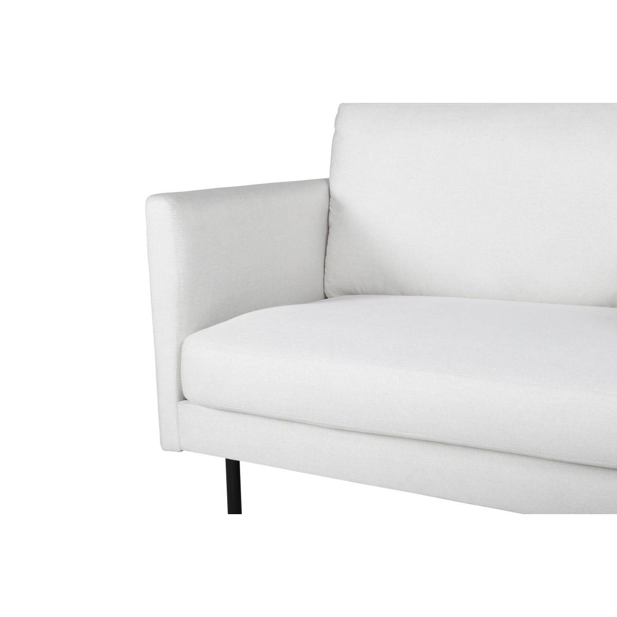 Paris Prix - Fauteuil en Tissu "Zoom" 95cm Beige Clair - Image 8