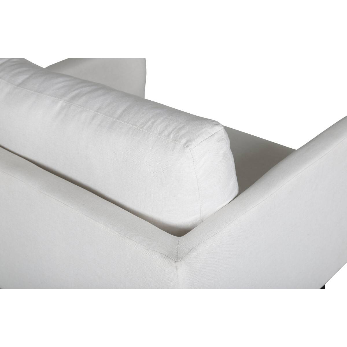 Paris Prix - Fauteuil en Tissu "Zoom" 95cm Beige Clair - Image 5