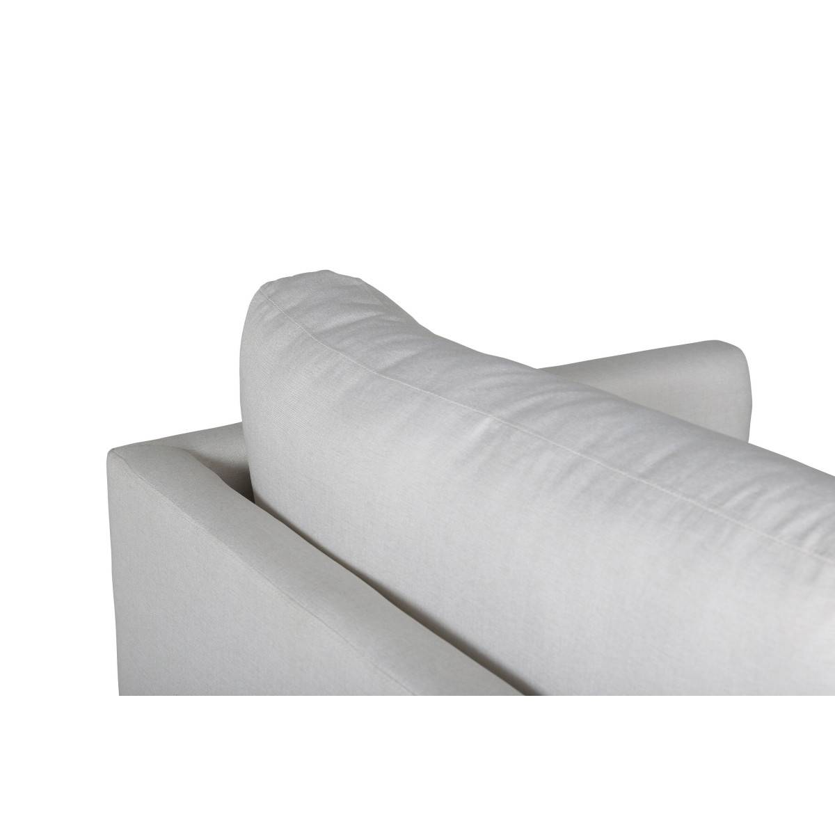 Paris Prix - Fauteuil en Tissu "Zoom" 95cm Beige Clair - Image 6