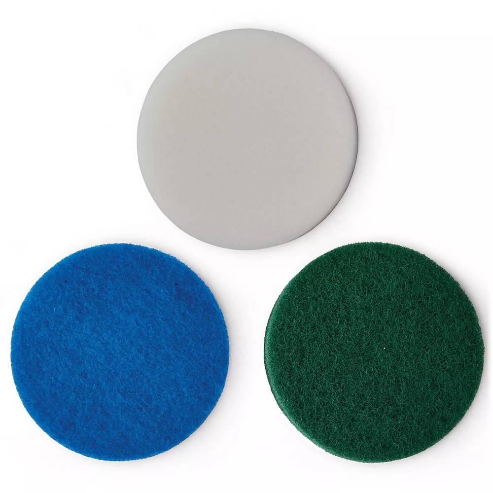 Einhell - Set de tampons de nettoyage - PICOBELLA 18/90 - mousse, microfibres, cuisine - Ø100mm - Image 1