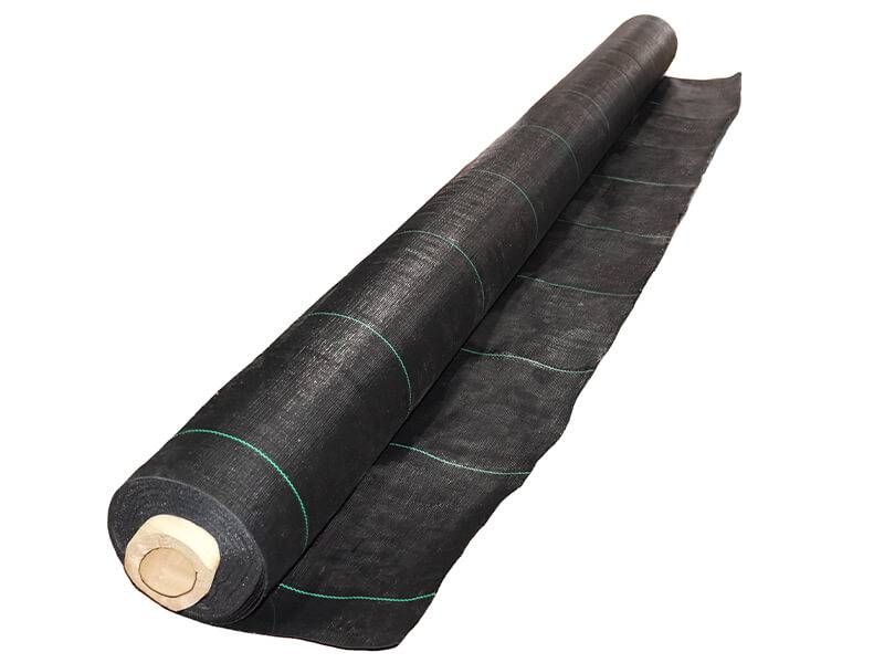 Maille Store - Toile de paillage - Noir - 130gr/m² - Non plié Non Plié 3.25m x 100m Noir - Imagen 1