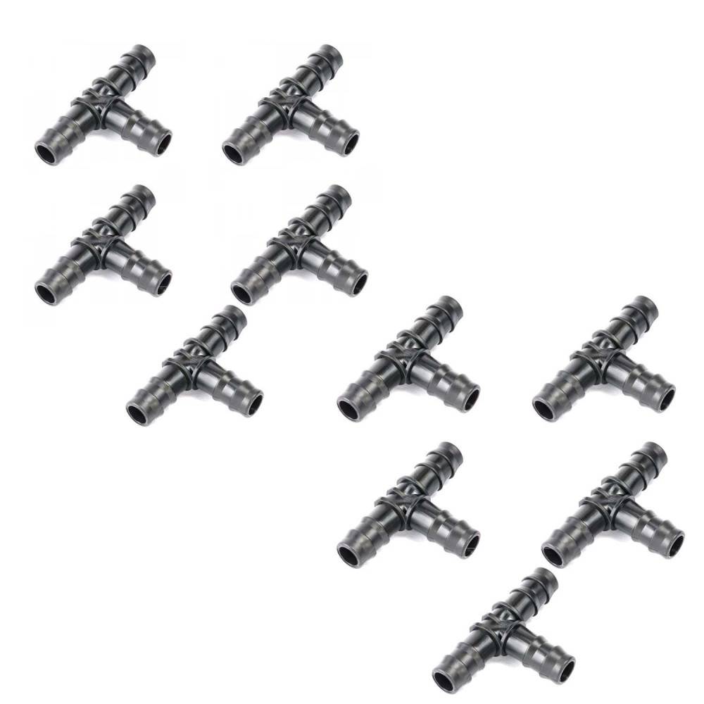 Lot de 10 connecteurs en T pour tuyau 16 mm arrosage - Imagen 1