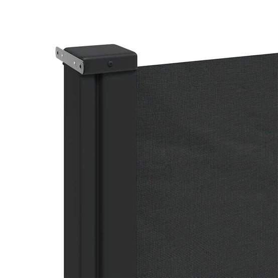 Auvent latéral polyester noir 600 x 10 x 220 cm - PANGIVO - Image 7