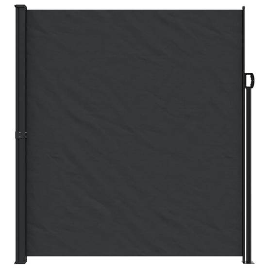 Auvent latéral polyester noir 600 x 10 x 220 cm - PANGIVO - Image 3
