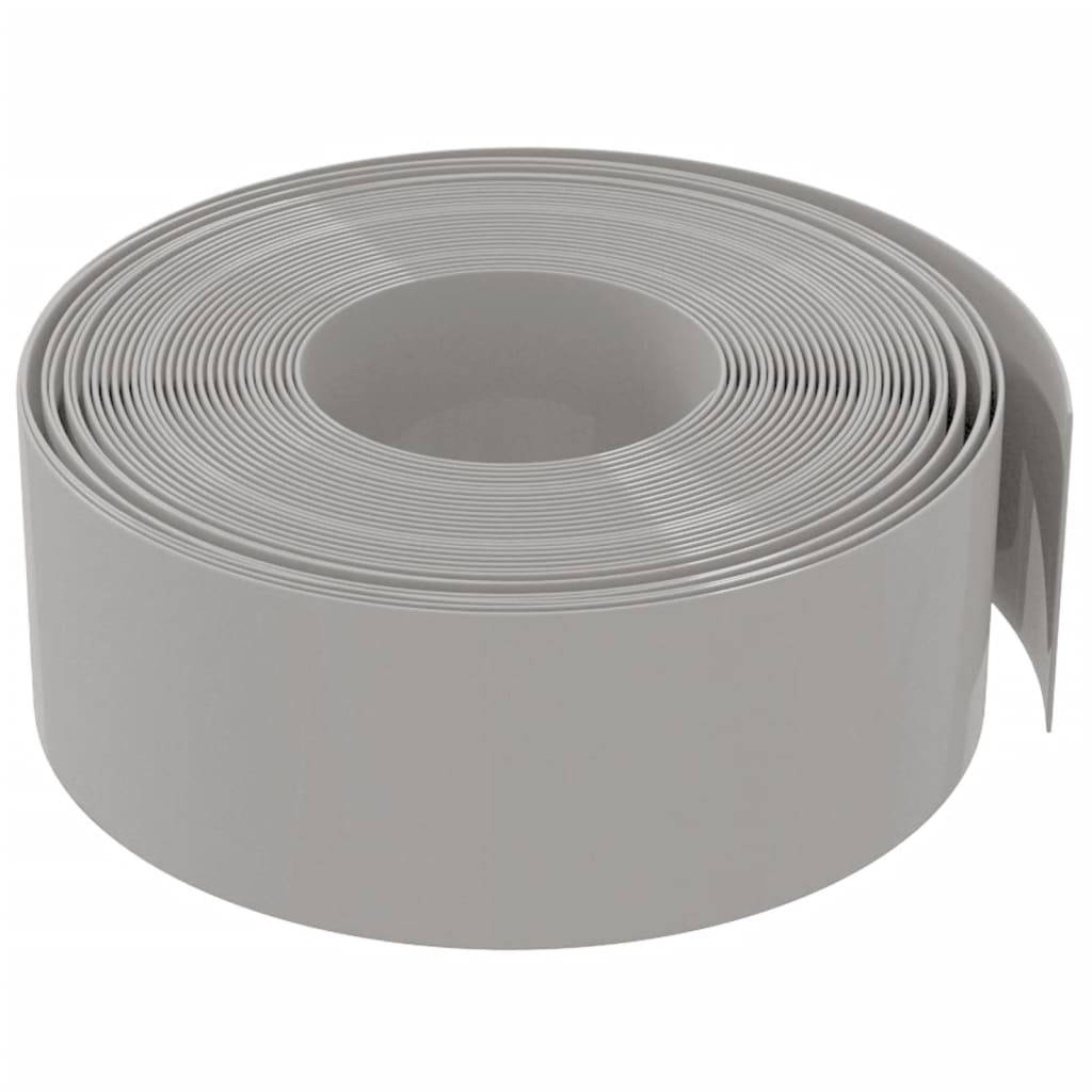 Bordures de jardin - Limites de jardin - Parterres 2 pcs gris 10 m 20 cm polyéthylène - Image 5