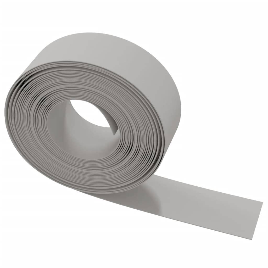Bordures de jardin - Limites de jardin - Parterres 2 pcs gris 10 m 20 cm polyéthylène - Image 4
