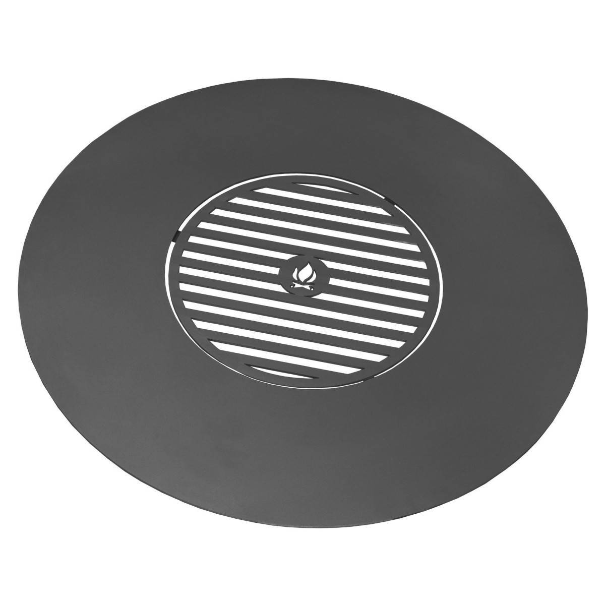 Plaque de cuisson pour braséro de 82 cm à 102cm de diametre avec une grille 40 à 50 cm - Ø 102 cm - Image 1
