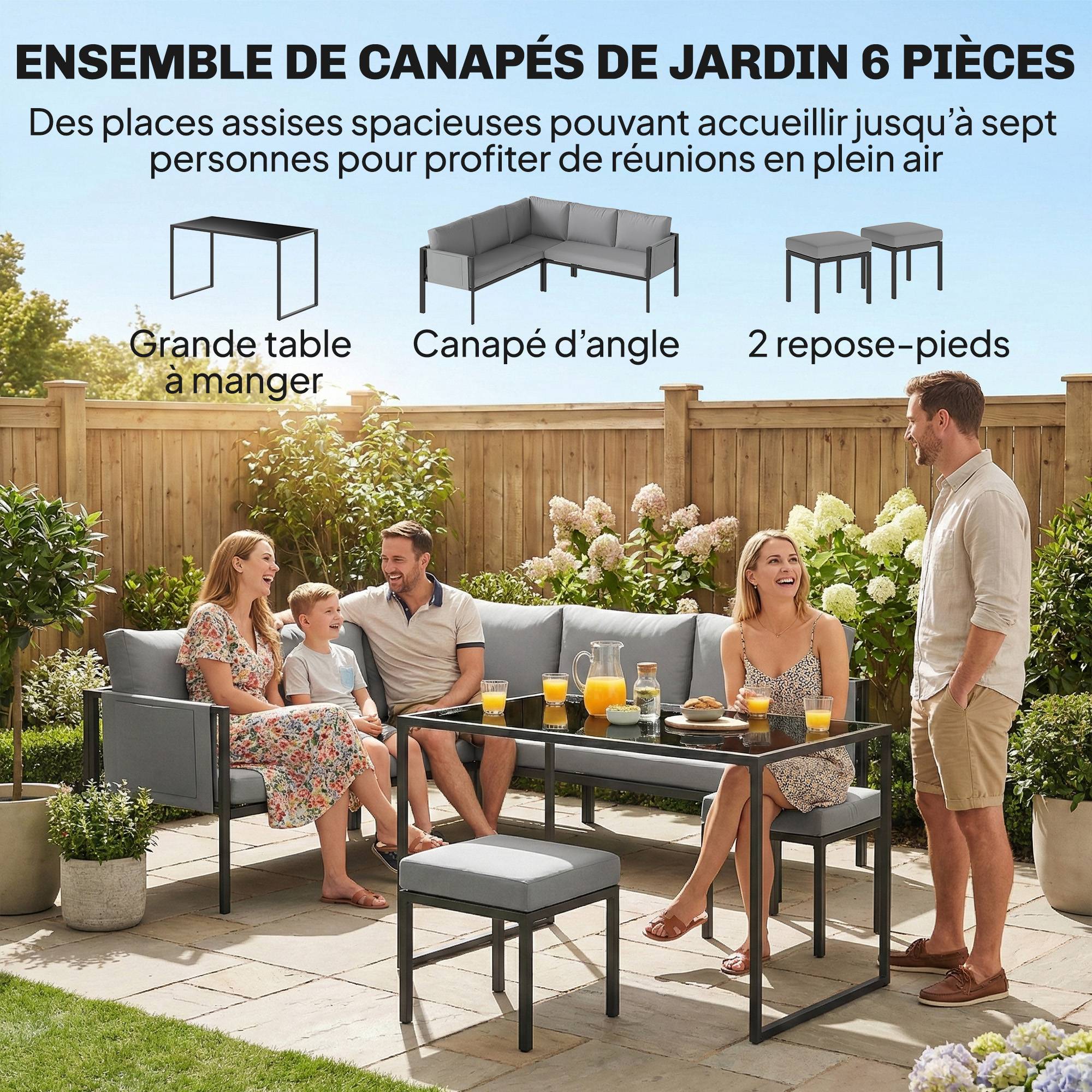 Salon de jardin bistro pliable - table ronde Ø 60 cm avec 2 chaises pliantes - métal thermolaqué rouge - Image 6