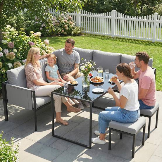 Salon de jardin bistro pliable - table ronde Ø 60 cm avec 2 chaises pliantes - métal thermolaqué rouge - Image 3