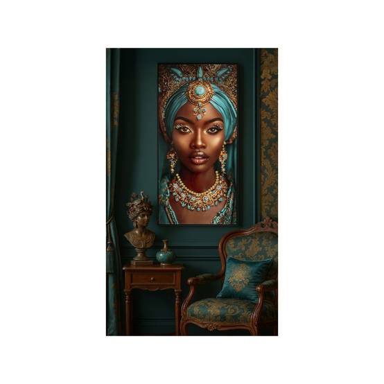 Paris Prix - Tableau Imprimé "Maya II" 50x100cm Multicolore - Image 6