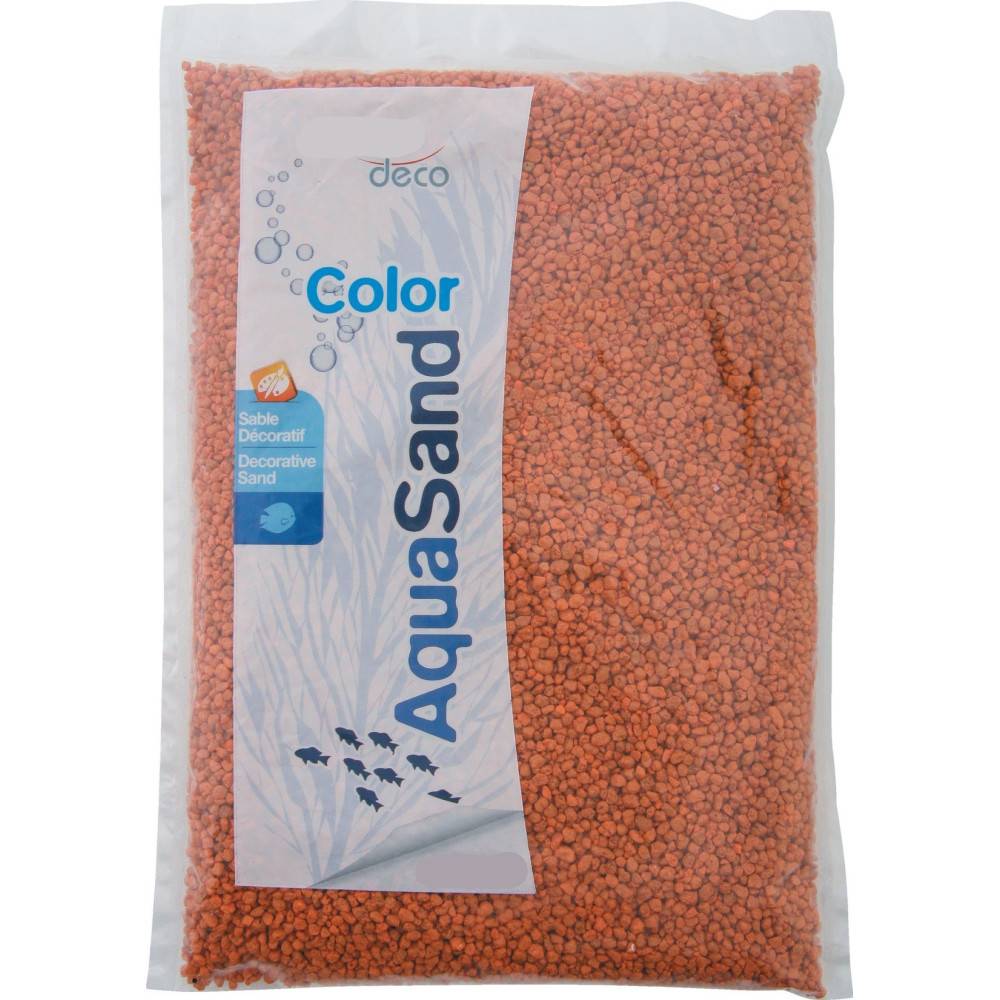 Zolux - zolux - Sable décoratif 2-3 mm aqua Sand orange savane 1kg pour aquarium - Image 1