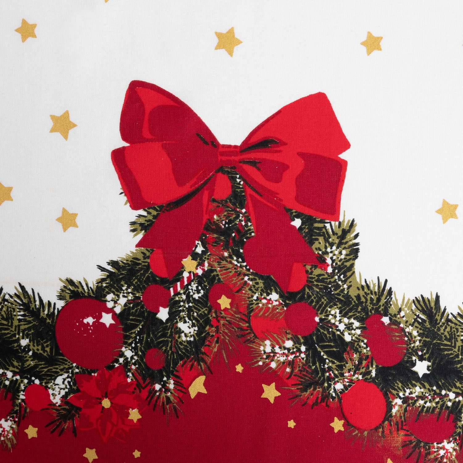 Atmosphera - Nappe de Noël réctangulaire motifs guirlande - Atmosphera - Imagen 2