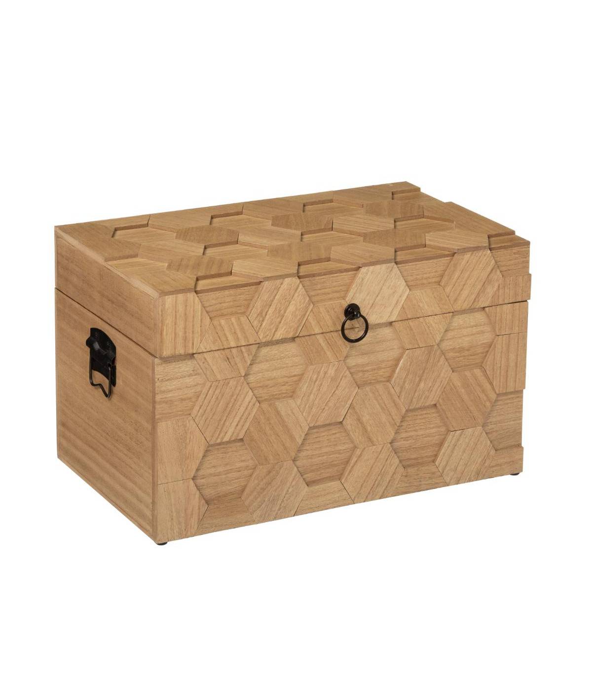 Atmosphera - Set de 3 Malles de rangement en Bois déco Studio - Image 8