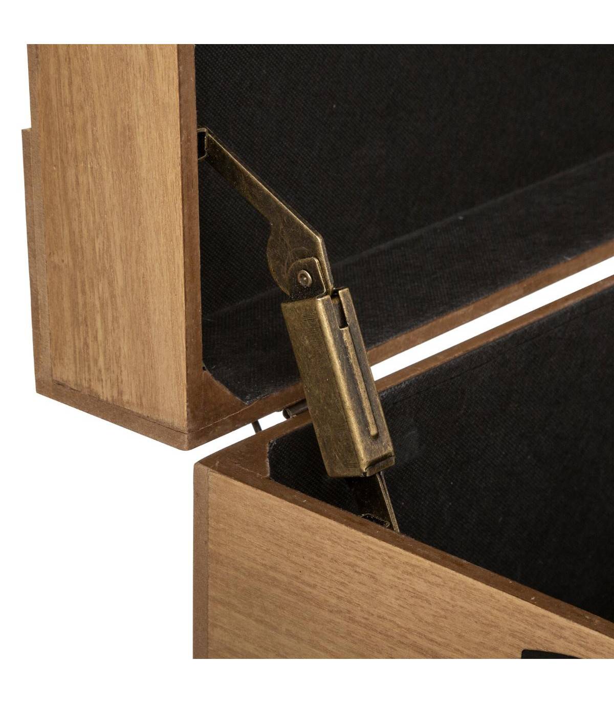 Atmosphera - Set de 3 Malles de rangement en Bois déco Studio - Imagen 10