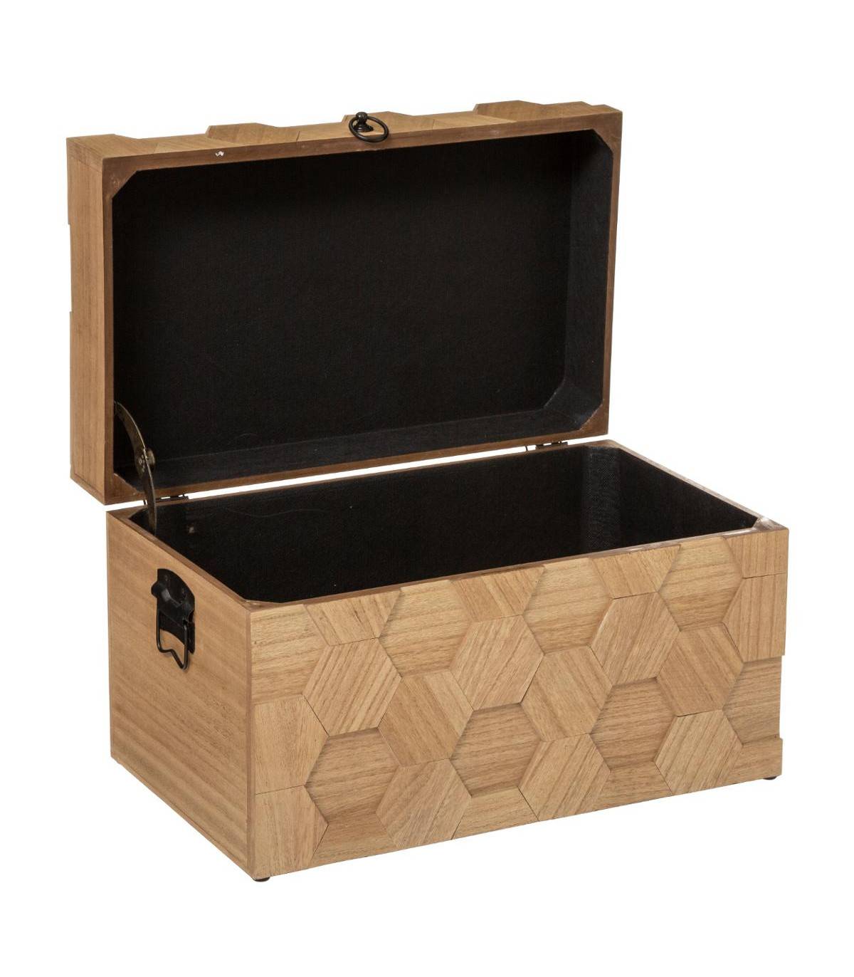 Atmosphera - Set de 3 Malles de rangement en Bois déco Studio - Imagen 2