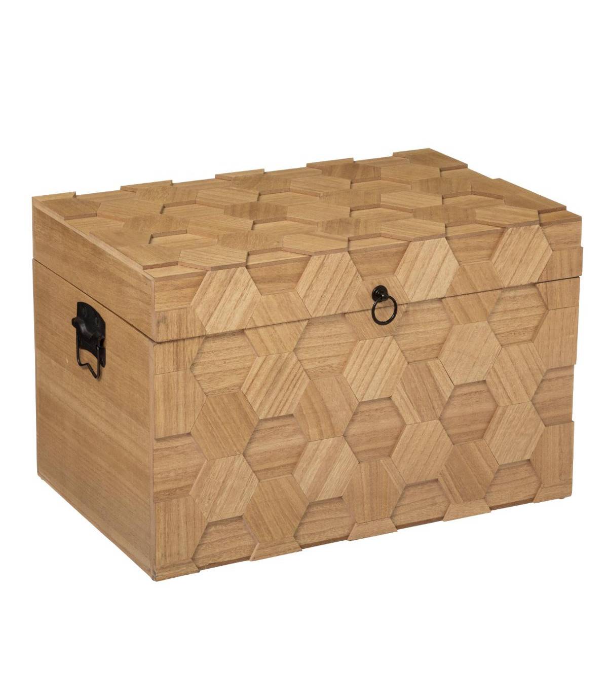 Atmosphera - Set de 3 Malles de rangement en Bois déco Studio - Image 7