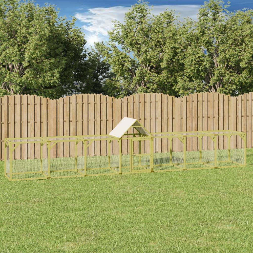Vidaxl - Poulailler 700x100x150 cm Bois de pin massif imprégné vidaXL 3102984 - Imagen 1