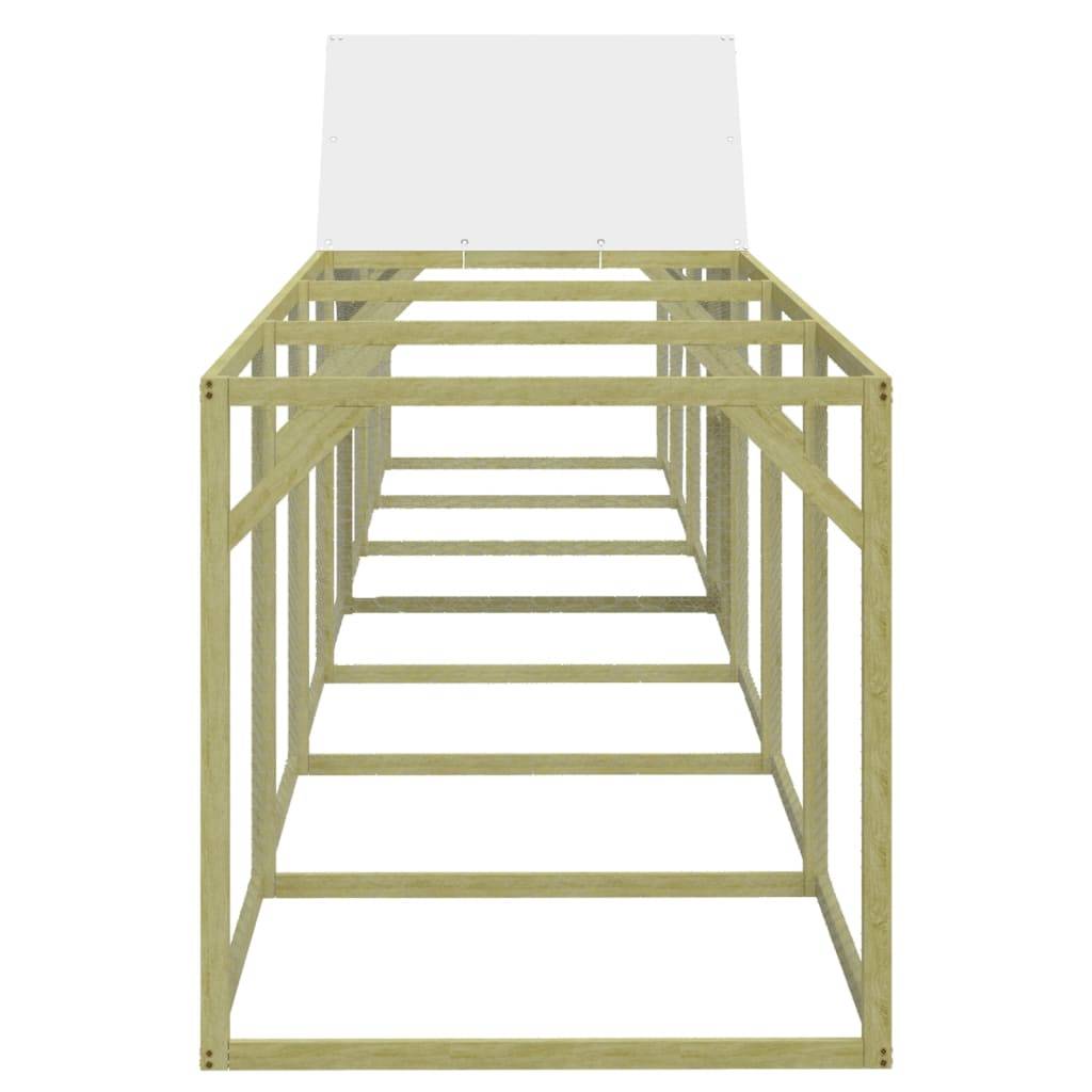 Vidaxl - Poulailler 700x100x150 cm Bois de pin massif imprégné vidaXL 3102984 - Imagen 5