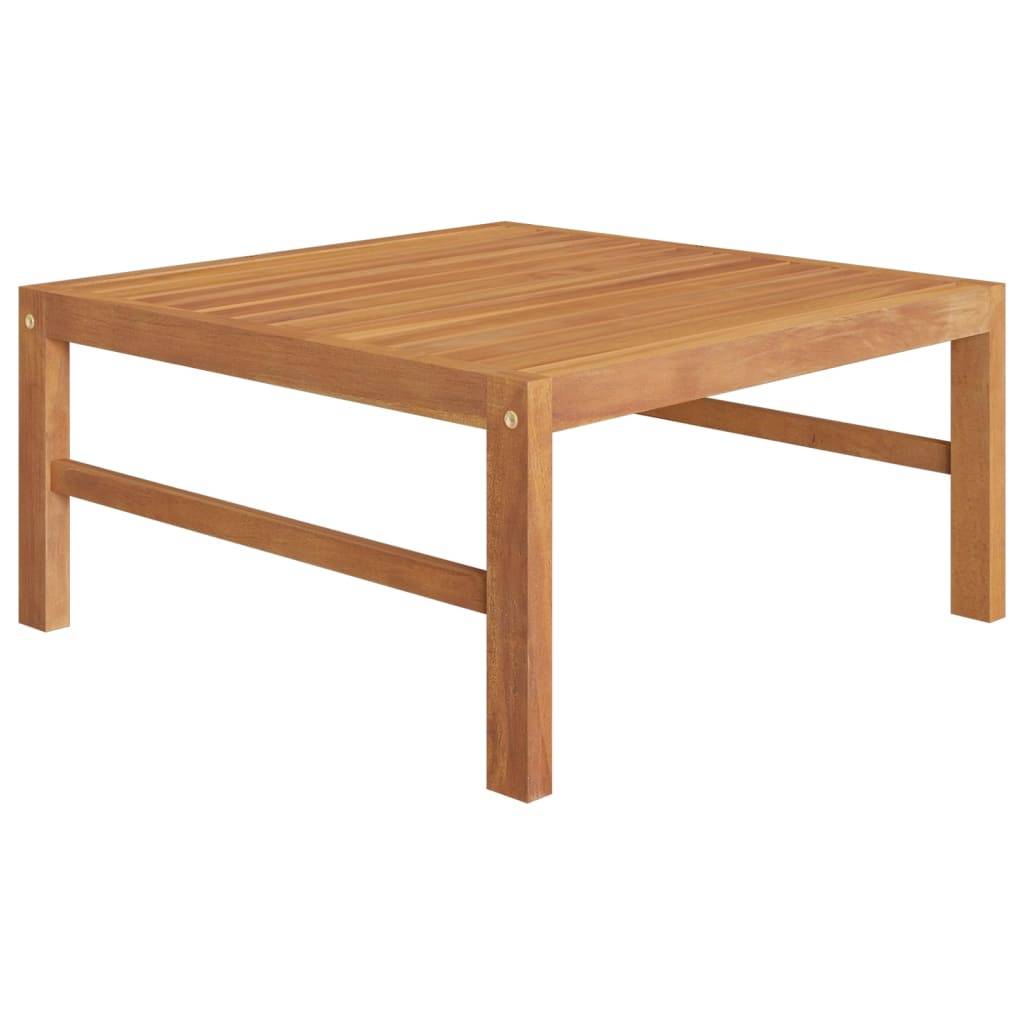 Helloshop26 - Salon de jardin meuble d'extérieur ensemble de mobilier 6 pièces avec coussins crème bois de teck solide - Imagen 5