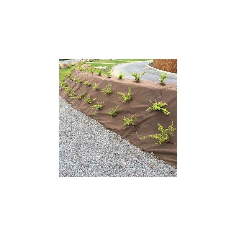 Jardinex - Toile de paillage en rouleau de 25 m - Marron  (Lot de 1) - Jardinex - Imagen 2