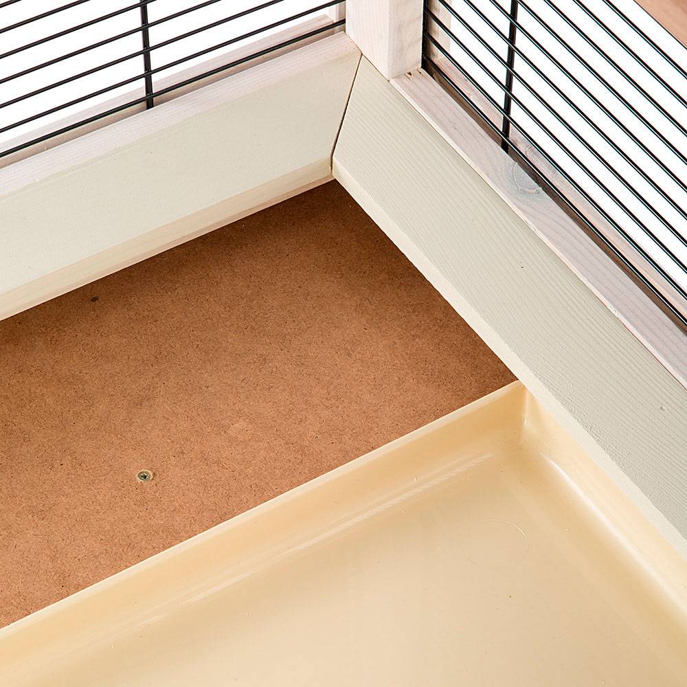 Ferplast - Ferplast Volière pour Oiseaux en bois FSC WILMA, Grande cage pour Canaris Perruches, Petits oiseaux exotiques, Accessoires inclus - Imagen 5