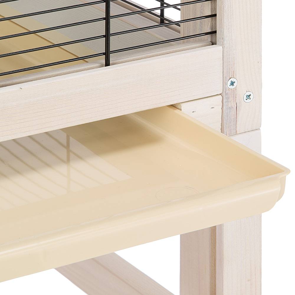 Ferplast - Ferplast Volière pour Oiseaux en bois FSC WILMA, Grande cage pour Canaris Perruches, Petits oiseaux exotiques, Accessoires inclus - Imagen 4