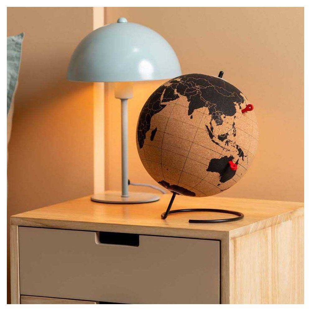 Pt Living - Globe terrestre en liège World 20 x 25 cm - Imagen 2