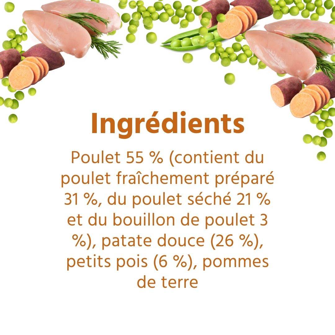 Wildfang - Wildfang — Aliment pour poulets adultes sans céréales - 2 kg d'aliment sec et 6 sachets de 400 g d'aliment humide - Image 3