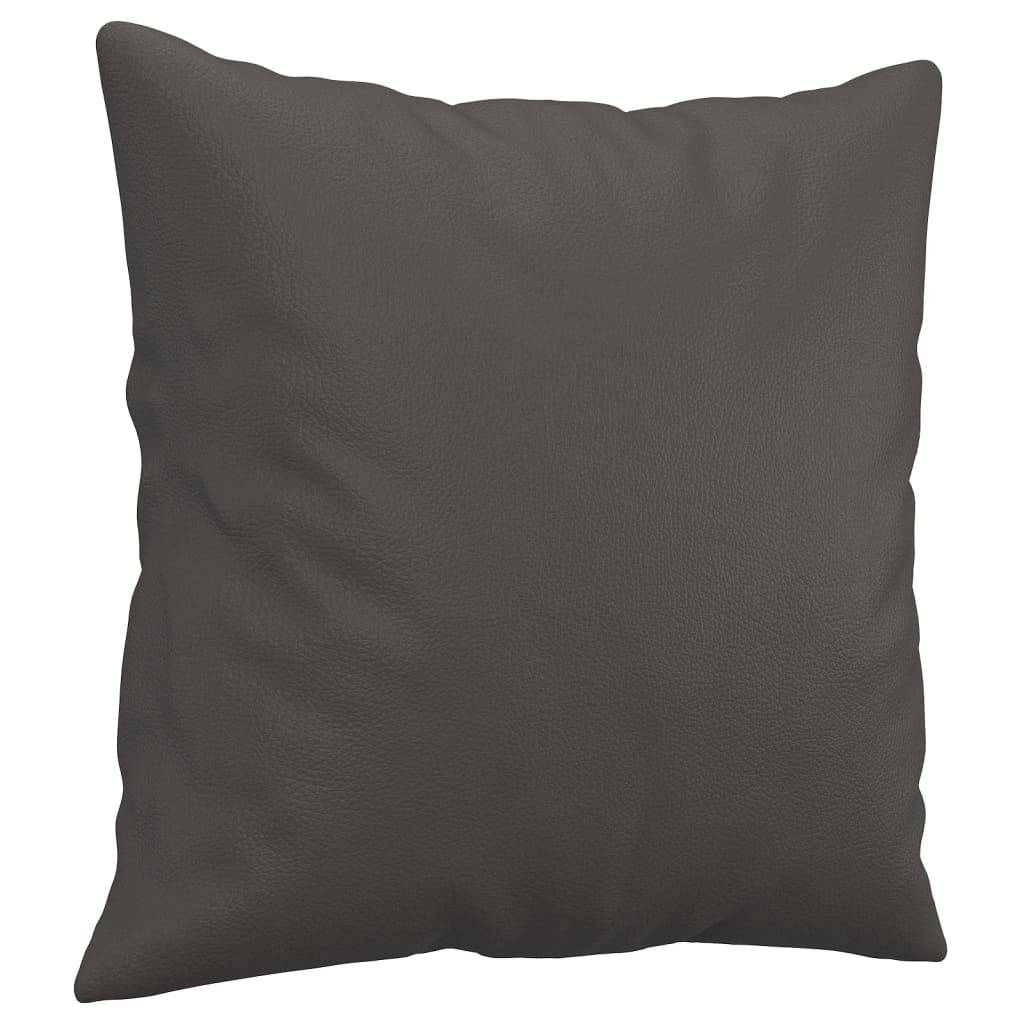 Lot de 2 coussins décoratifs gris 40 X 40 cm - Prolenta Premium - Image 3