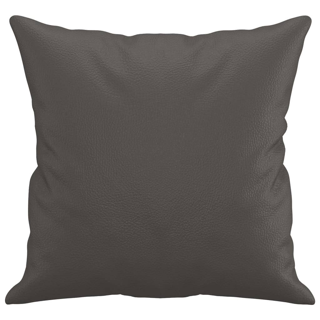 Lot de 2 coussins décoratifs gris 40 X 40 cm - Prolenta Premium - Image 4