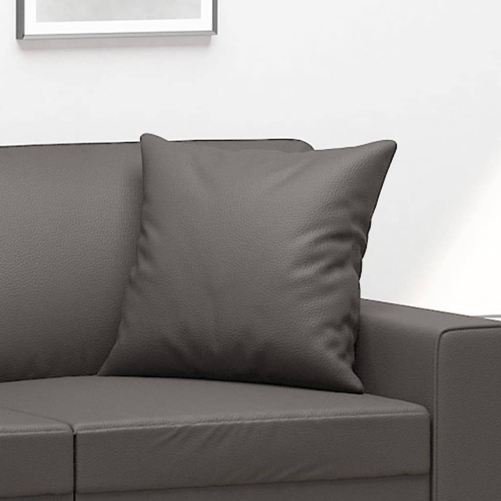 Lot de 2 coussins décoratifs gris 40 X 40 cm - Prolenta Premium - Image 5