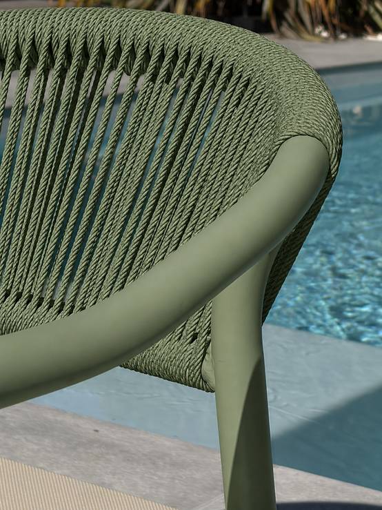 Dcb Garden - Lot de 2 fauteuils de jardin - Vert olive - SUMBA - Image 5