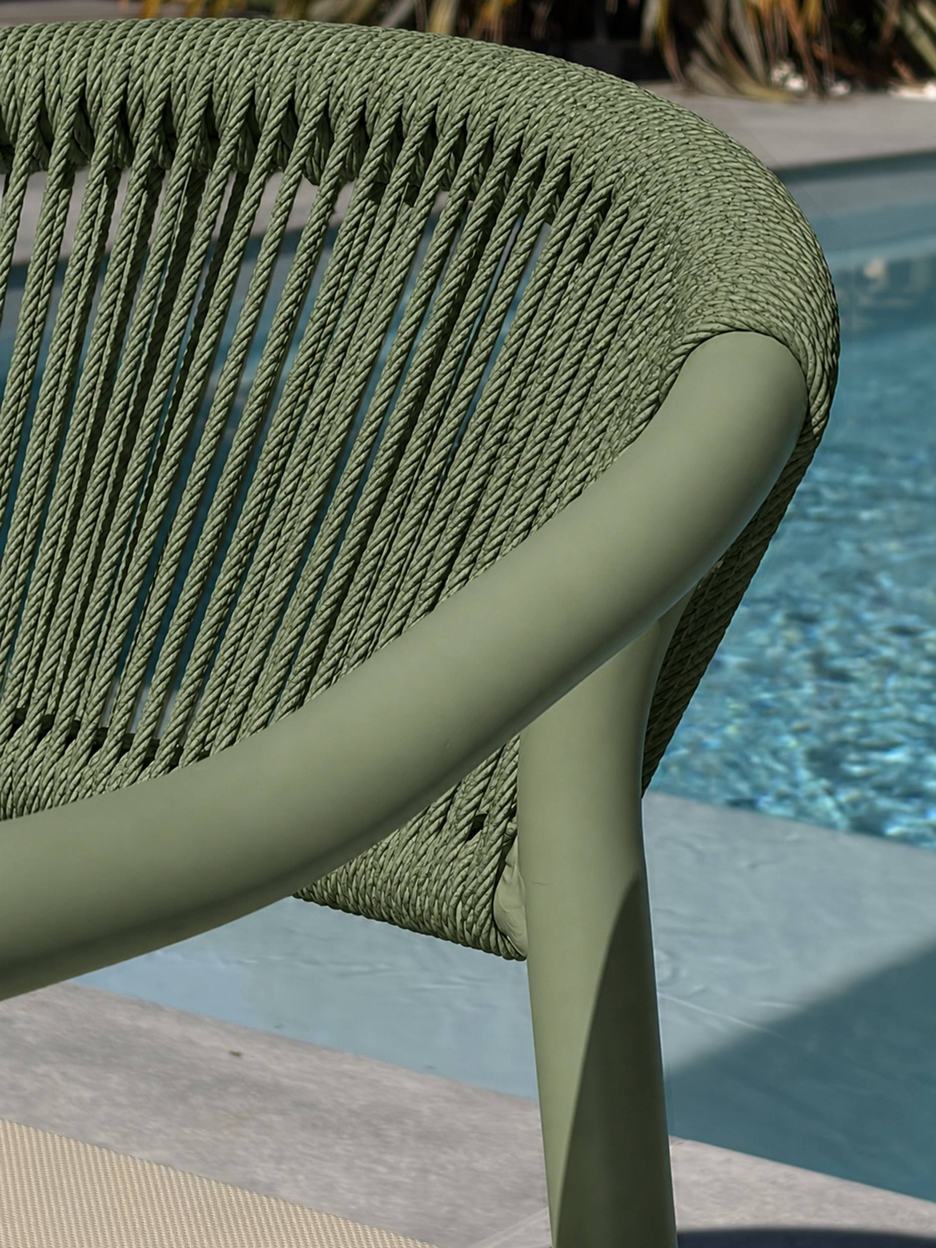 Dcb Garden - Lot de 2 fauteuils de jardin - Vert olive - SUMBA - Image 5