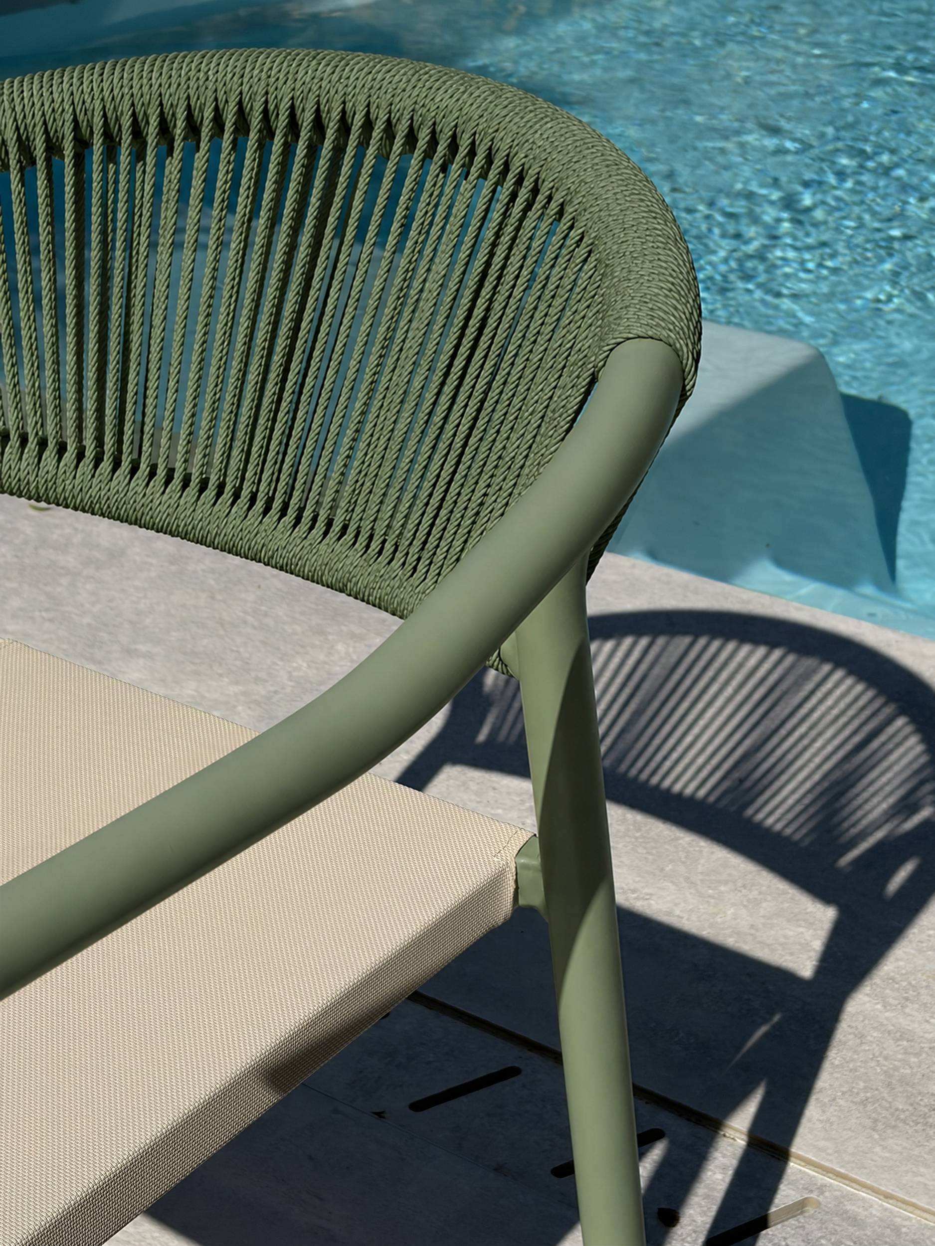 Dcb Garden - Lot de 2 fauteuils de jardin - Vert olive - SUMBA - Image 4