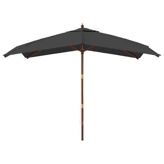 PANGIVO - Parasol de jardin bois anthracite 300 x 300 x 273 cm - PANGIVO - Image 3