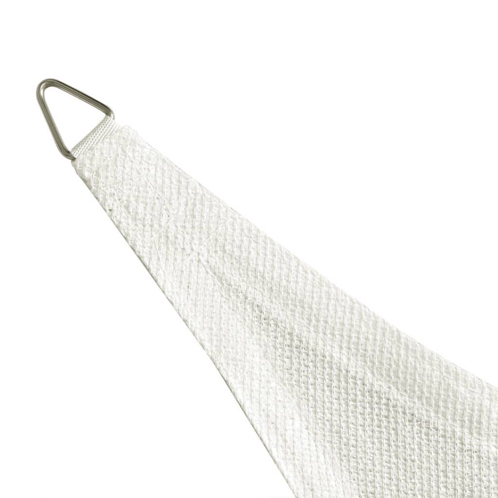 Helloshop26 - Voile toile d'ombrage parasol PEHD carré 3,6 x 3,6 m blanc - Imagen 2