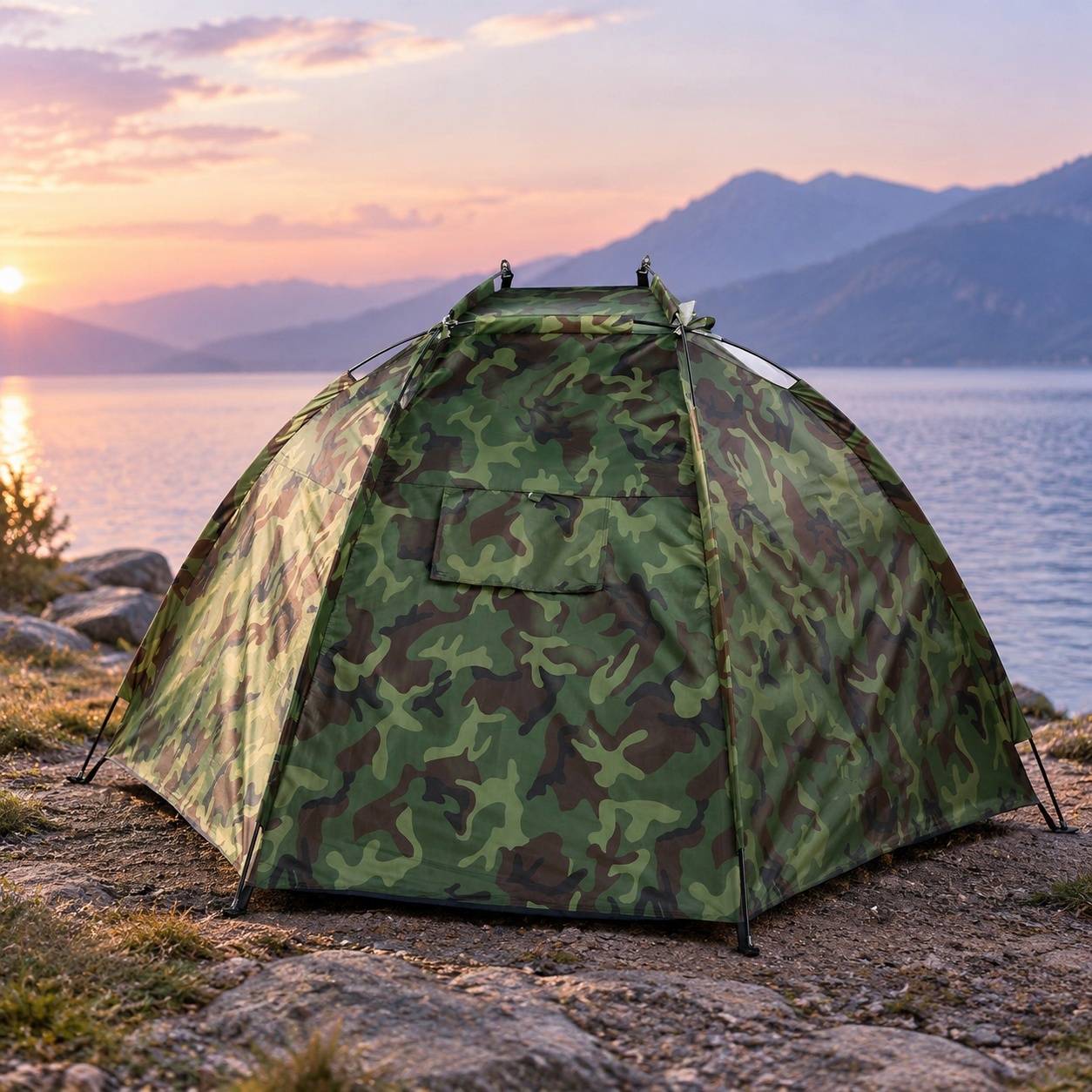 Tente de Pêche Portable Extérieur Anti UV Imperméable Camping Deux Personnes - Image 8