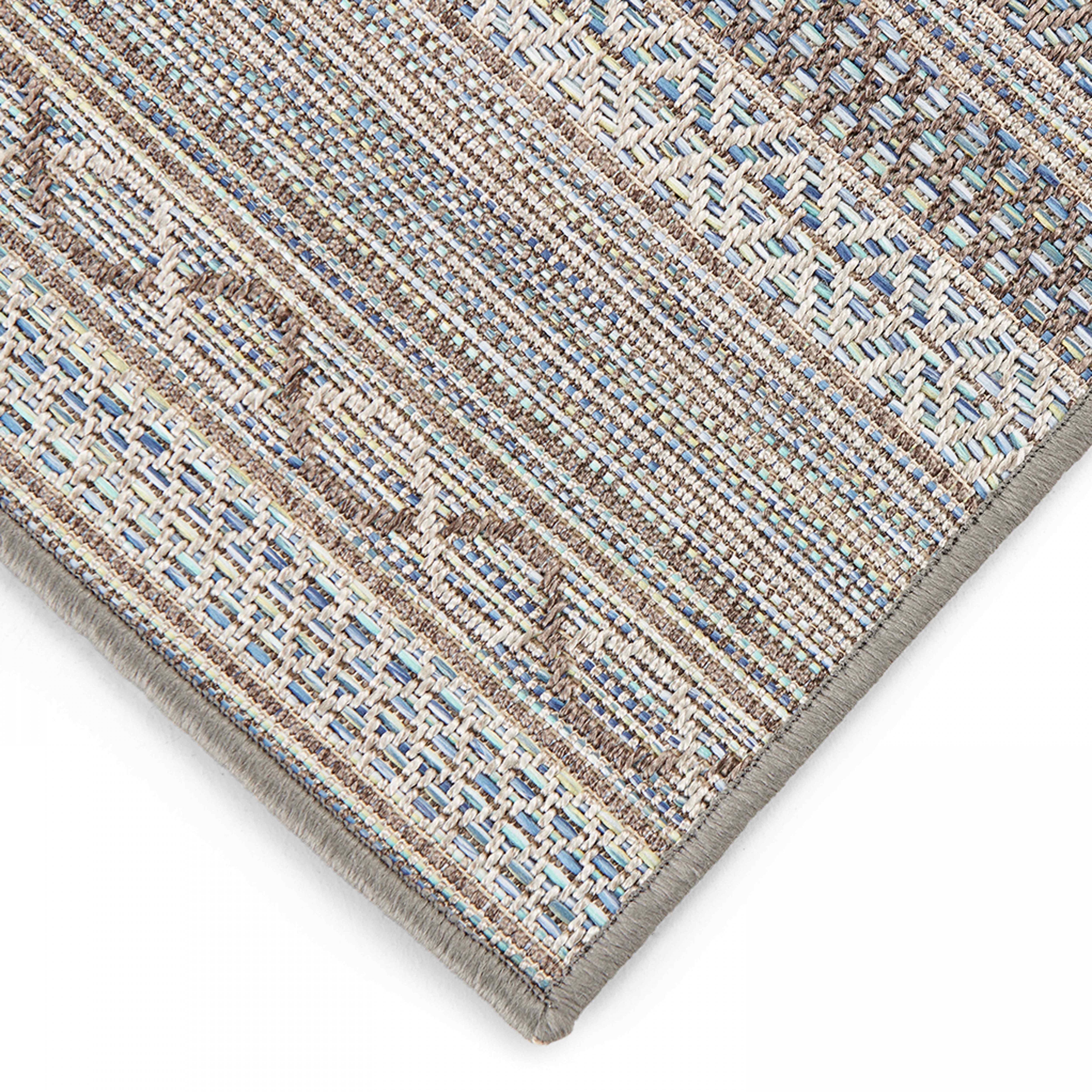 Oviala - Tapis rectangulaire en polypropylène 200x290 cm gris Urda - Oviala - Imagen 4