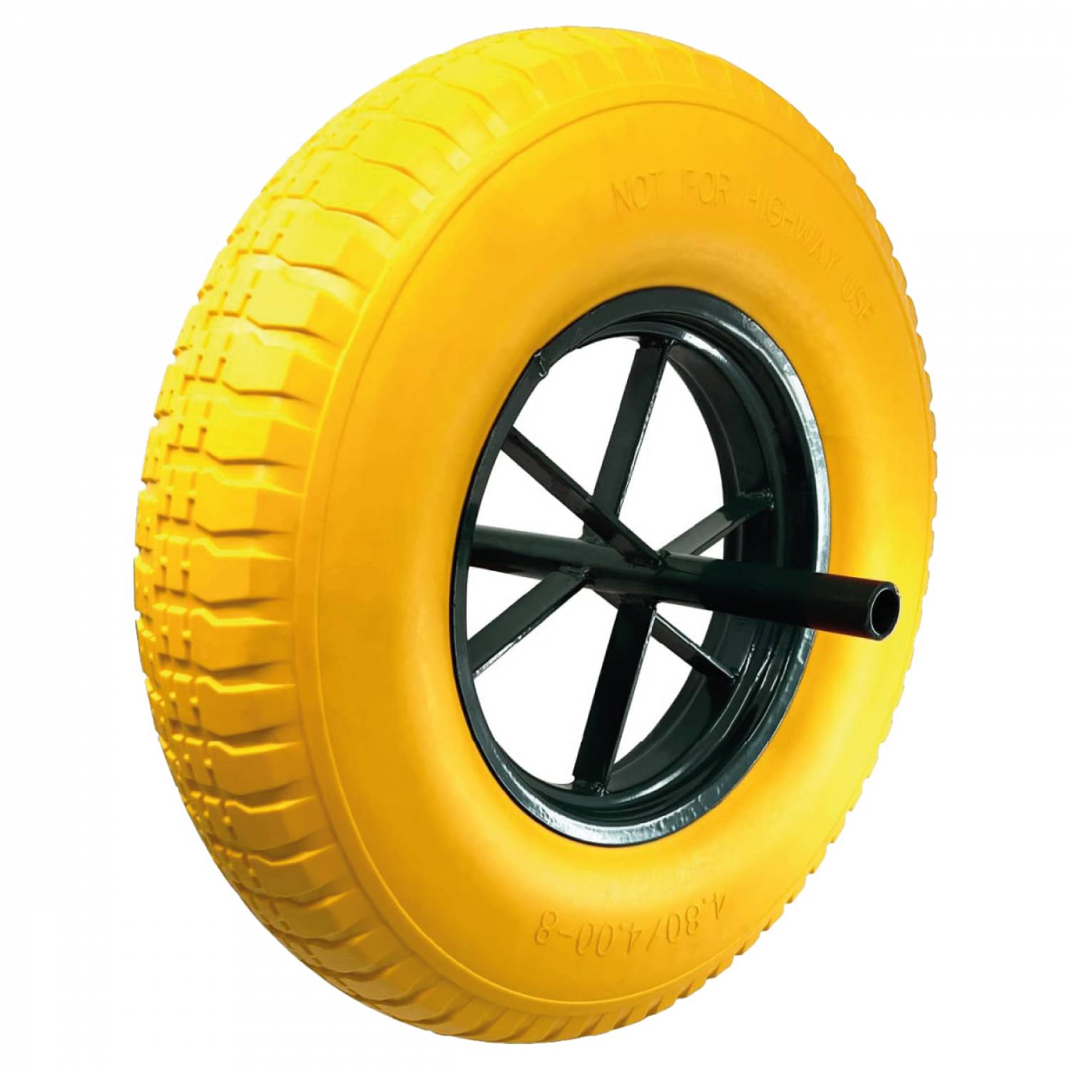 Linxor - Roue increvable pour brouette 38 x 9 cm - Axe 20 mm - Linxor - Imagen 1